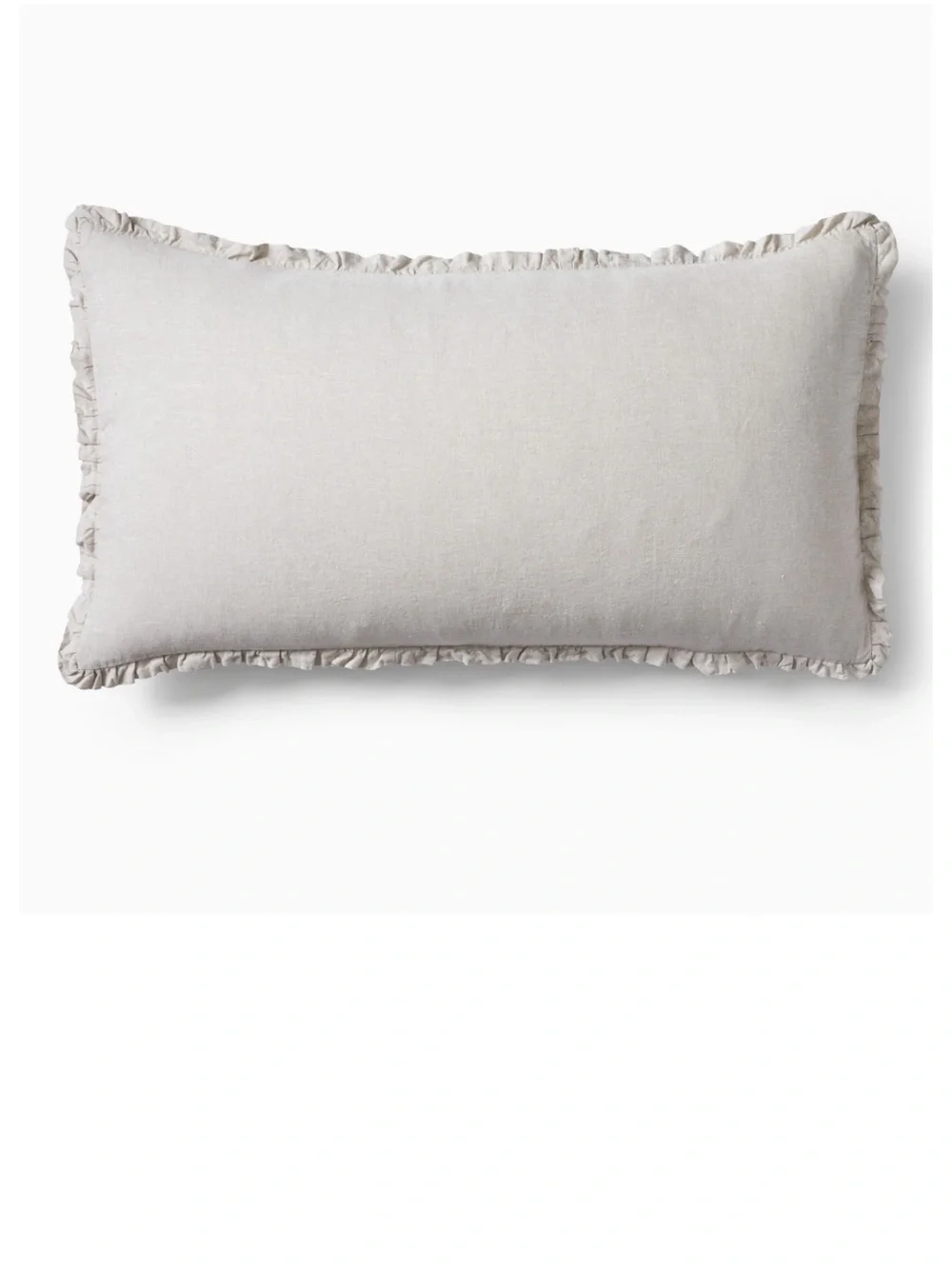 Two West Elm Belgian Flax Linen King Shams - Two count (Natural Flax)